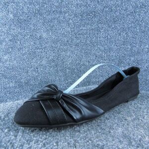 Soda Emery Women Ballet Shoes‎ Size 8 Medium Black Synthetic Slip On